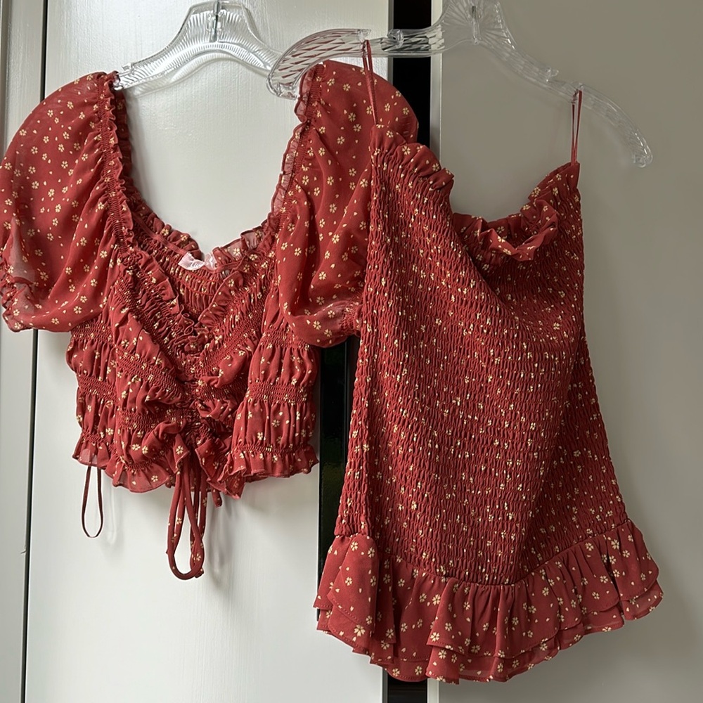 Lulu & Rose set top size L , Skirt size M.